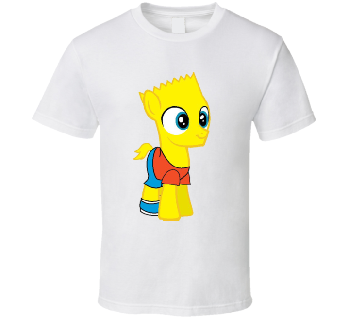 Bart Simpson My Little Pony Parody T Shirt