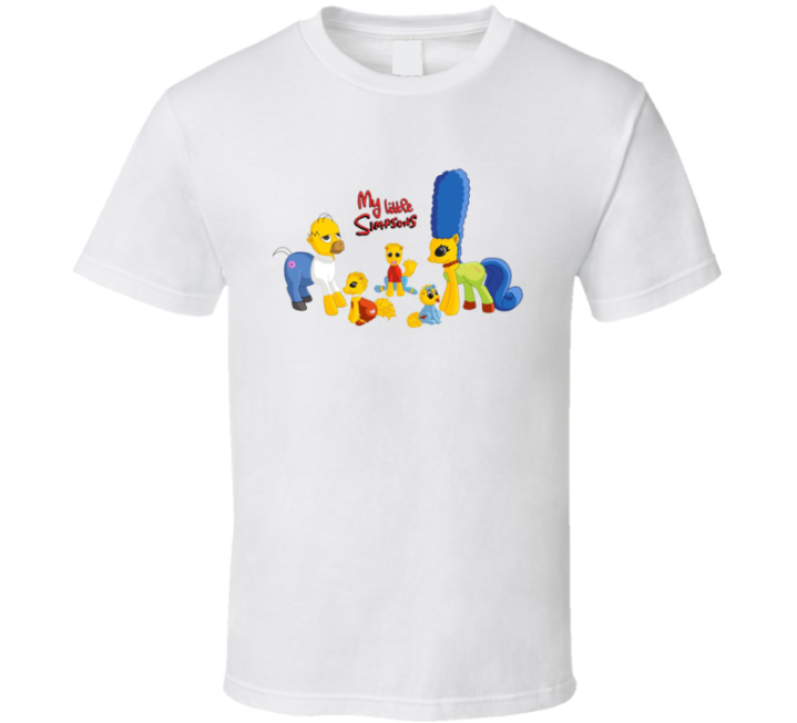 My Little Simpsons Pony Parody T Shirt