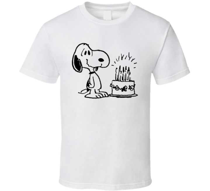 Happy Birthday Snoopy Gift T Shirt