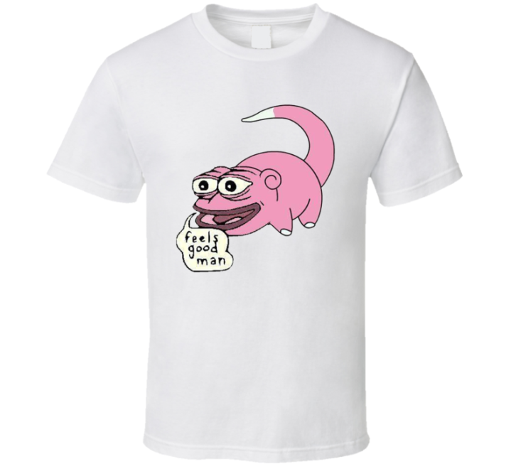 Slow Poke Pepe Feels Good Man Meme T Shirt