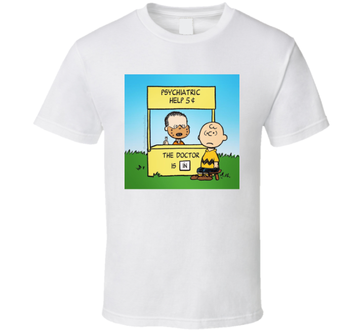 Psychiatric Help Hannibal Peanuts Parody T Shirt