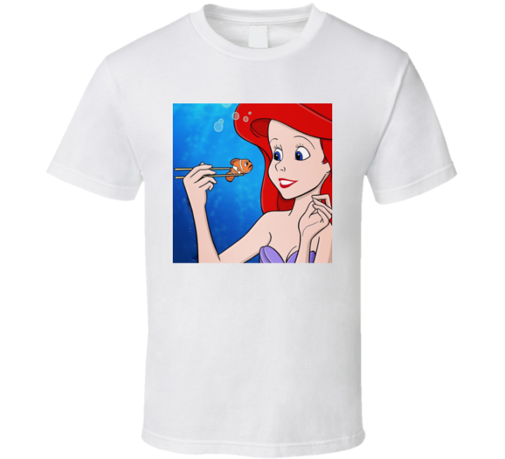 Finding Sushi Nemo Little Mermaid Parody Meme T Shirt