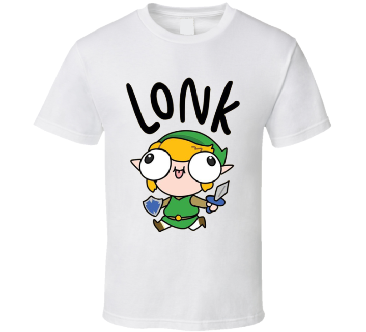 Lonk Link Zelda Parody T Shirt