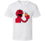 Elmo Red Skull Halloween Parody T Shirt