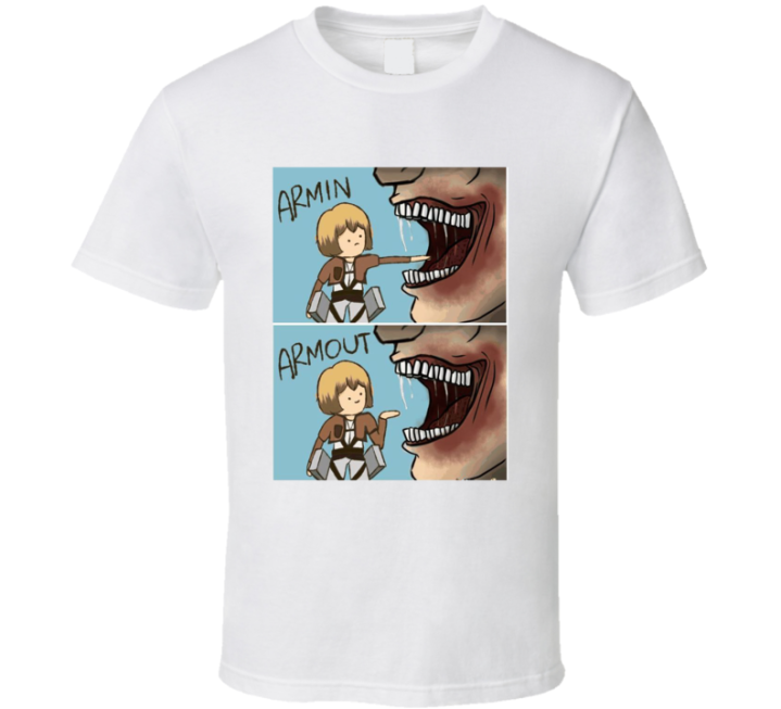 Armin Arm Out Attack On Titan Meme T Shirt