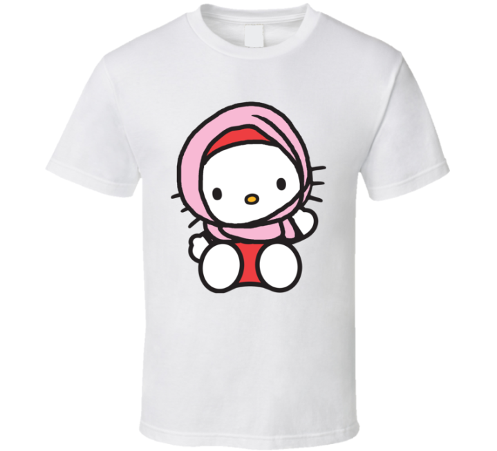 Hello Hijab Kitty Parody T Shirt