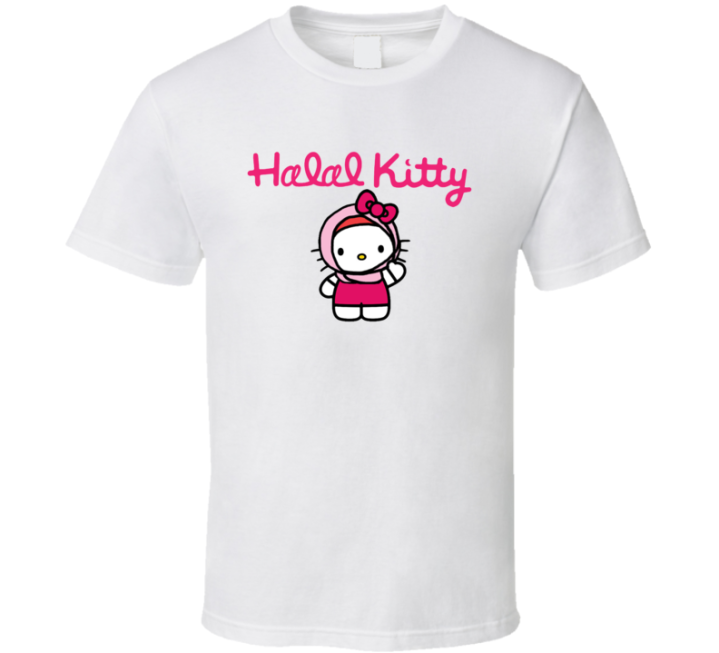 Halal Hello Kitty Parody T Shirt