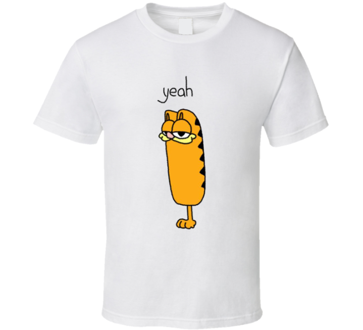 Yeah Garfield Corn Dog Meme T Shirt