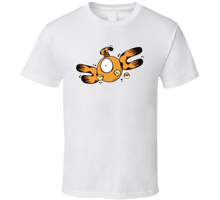 Magnemite Garfield Pokemon Parody T Shirt