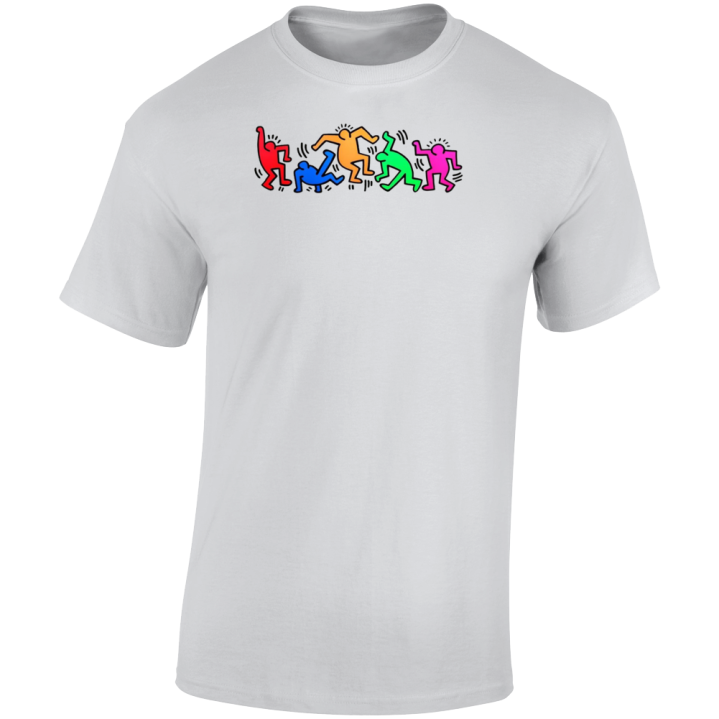 Keith Haring Break Dancing Parody T Shirt