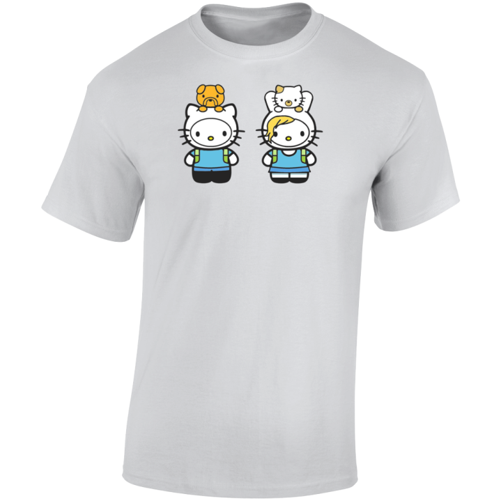 Hello Kitty Adventure Time Fin Cake T Shirt