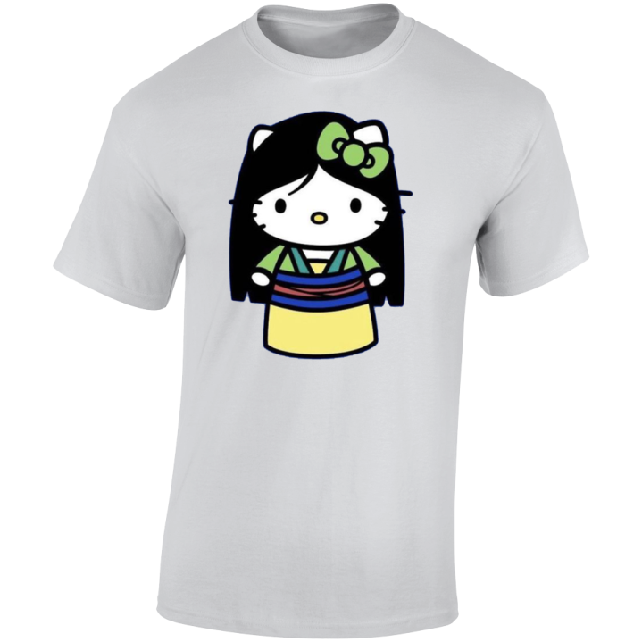 Hello Mulan Kitty Parody T Shirt