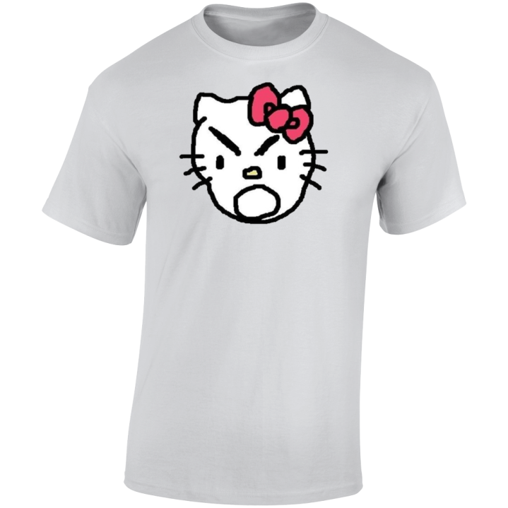 Hello Angry Kitty Meme T Shirt