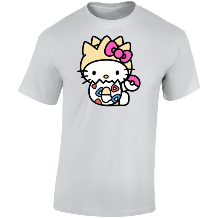 Togepi Hello Kitty Pokemon Parody Cute T Shirt