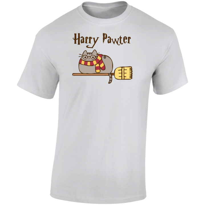 Harry Pawter Potter Cat Parody T Shirt