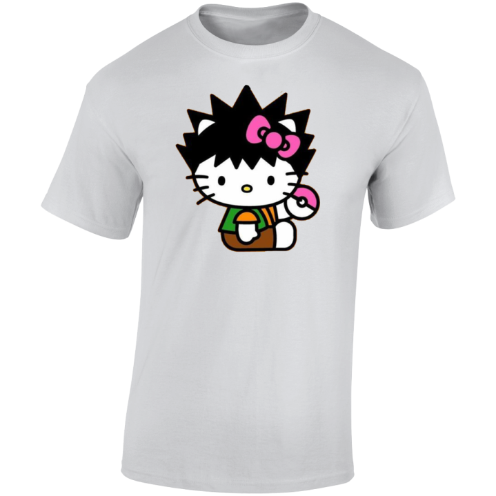 Brock Hello Kitty Pokemon Parody Cute T Shirt