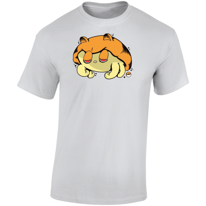 Kabuto Garfield Pokemon Parody T Shirt