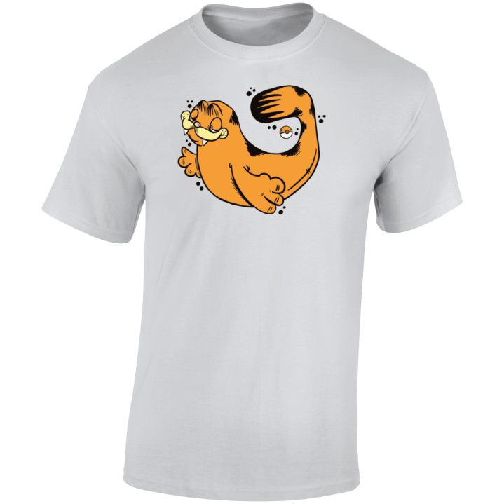 Dewgong Garfield Pokemon Parody T Shirt