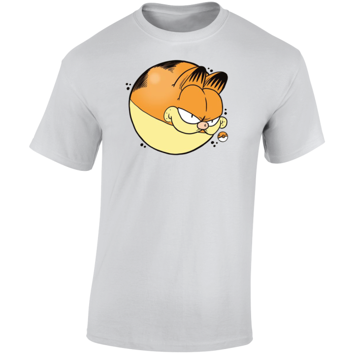 Voltorb Garfield Pokemon Parody T Shirt