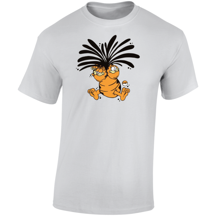 Exeguttor Garfield Pokemon Parody T Shirt