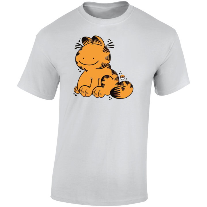 Ditto Garfield Pokemon Parody T Shirt