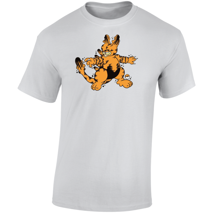 Magmar Garfield Pokemon Parody T Shirt