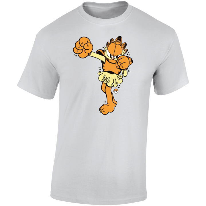 Hitmonchan Garfield Pokemon Parody T Shirt