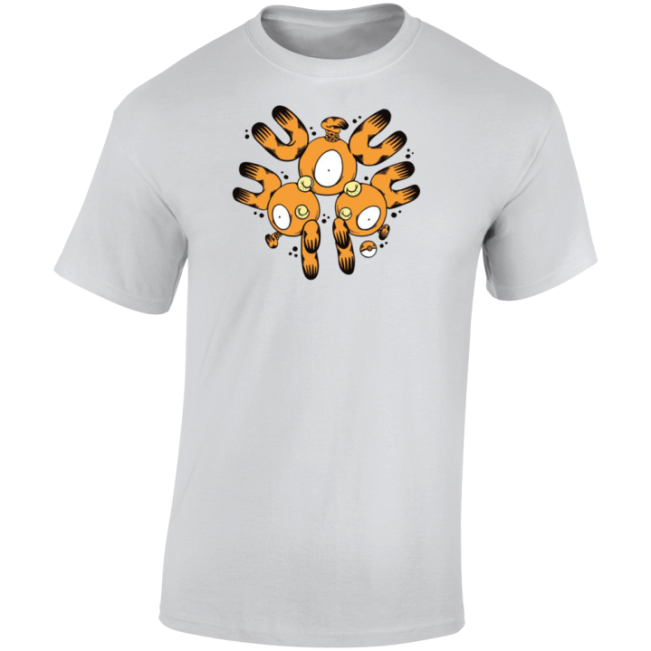 Magneton Garfield Pokemon Parody T Shirt