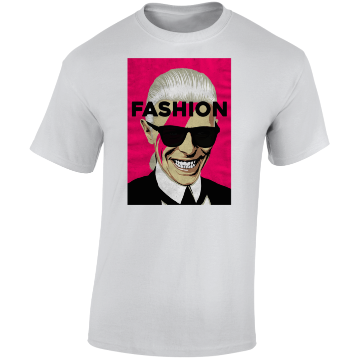 Fashion David Bowie  Parody T Shirt