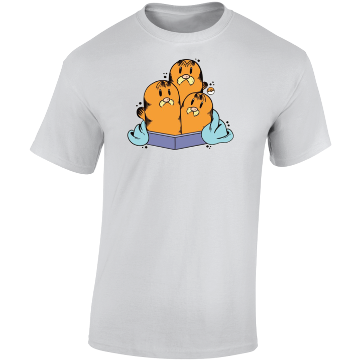 Dugtrio Garfield Pokemon Parody T Shirt