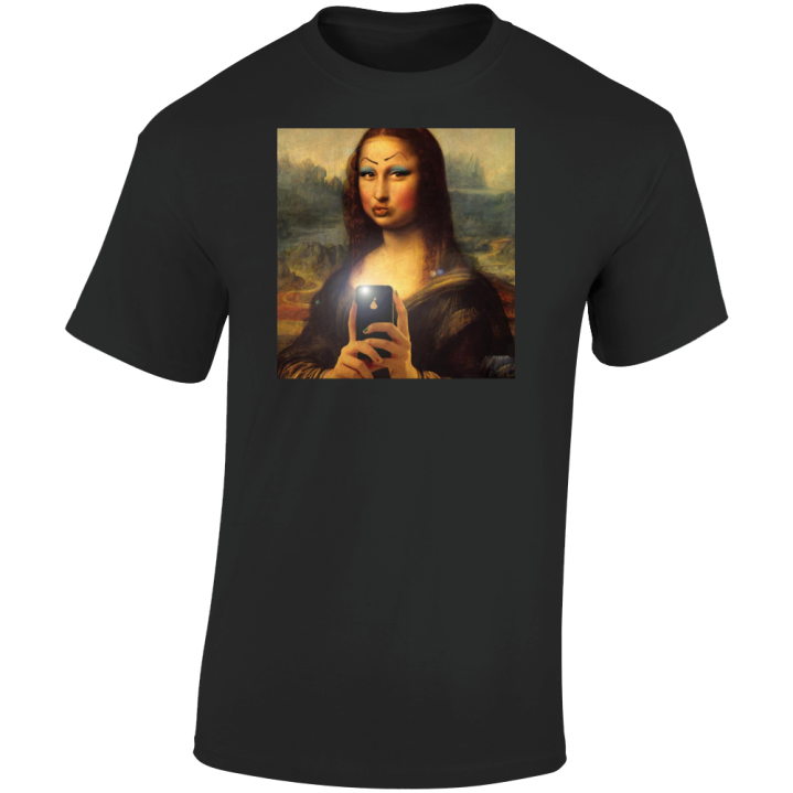 Mona Lisa Selfie T Shirt