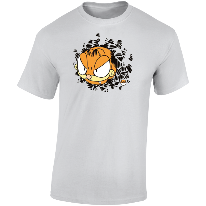 Ghastly Garfield Pokemon Parody T Shirt