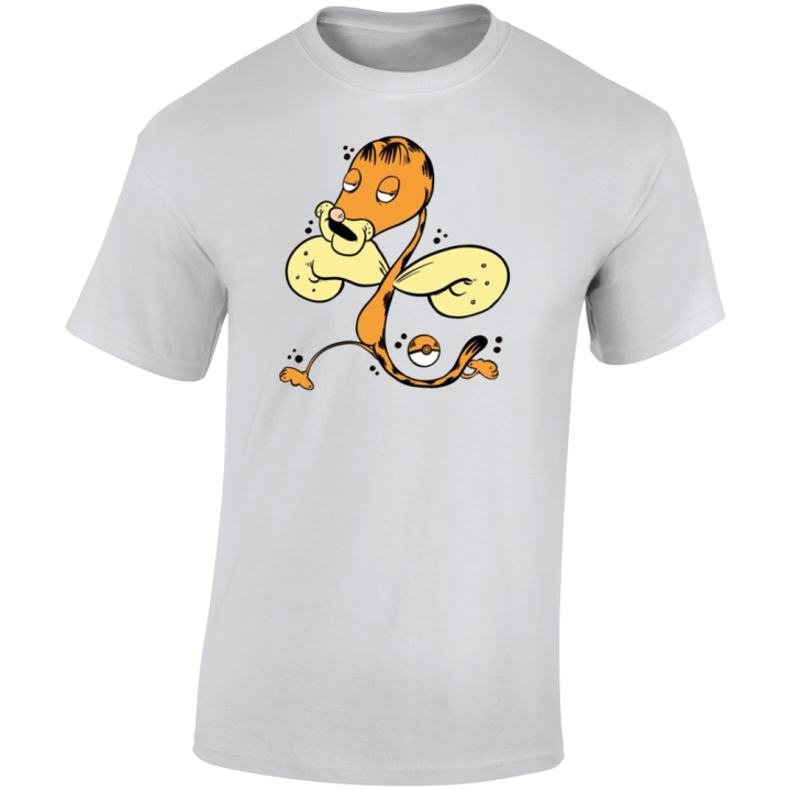 Bellsprout Garfield Pokemon Parody T Shirt