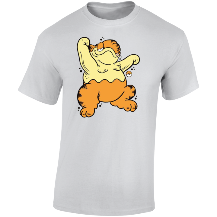 Drowzee Garfield Pokemon Parody T Shirt