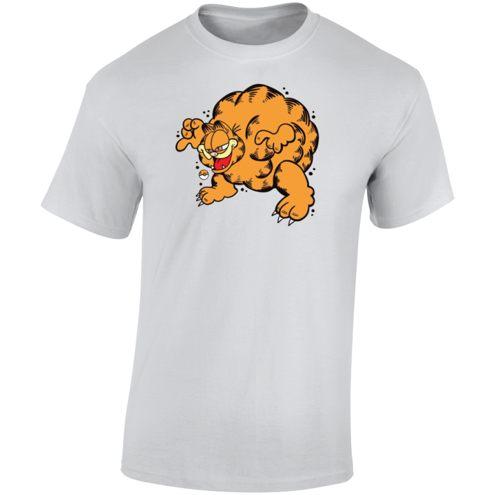 Golem Garfield Pokemon Parody T Shirt