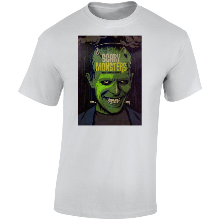 Scay Monsters And Super Creeps David Bowie  Parody T Shirt