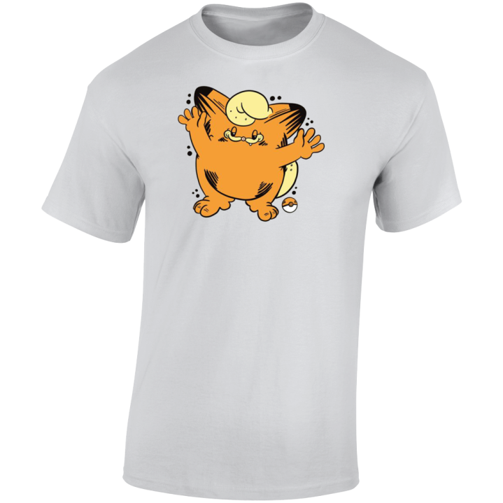 Clefairy Garfield Pokemon Parody T Shirt