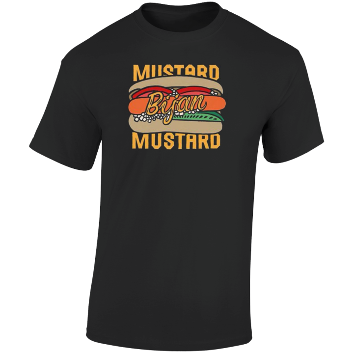 Bryan Mustard Hot Dog T Shirt