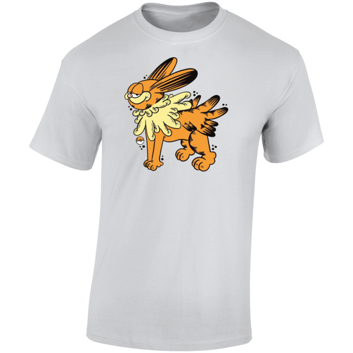 Jolteon Garfield Pokemon Parody T Shirt