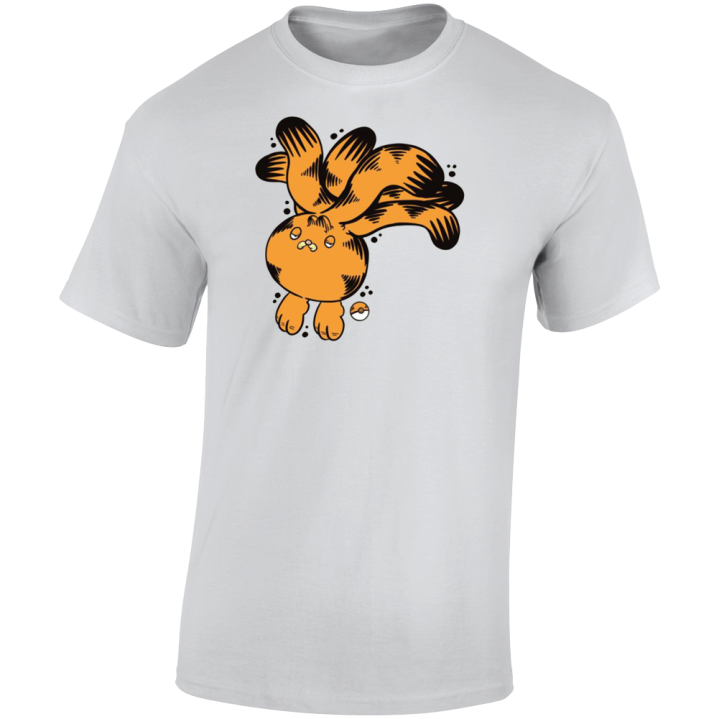 Oddish Garfield Pokemon Parody T Shirt