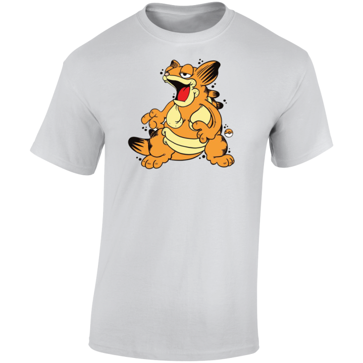 Nidoqueen Garfield Pokemon Parody T Shirt