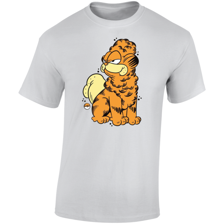 Growlithe Garfield Pokemon Parody T Shirt