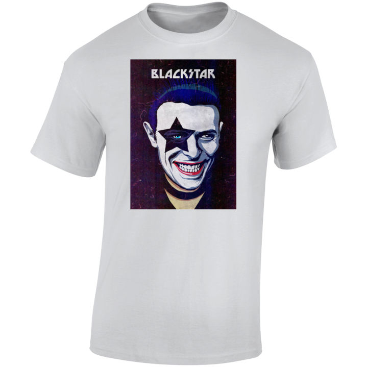 Blackstar Kiss David Bowie  Parody T Shirt