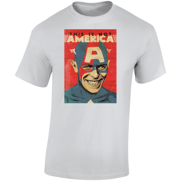 This Is Not Captain America David Bowie  Parody T Shirt