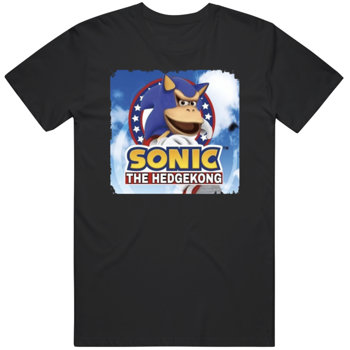 Sonic The Hedgekong Donkey Kong T Shirt