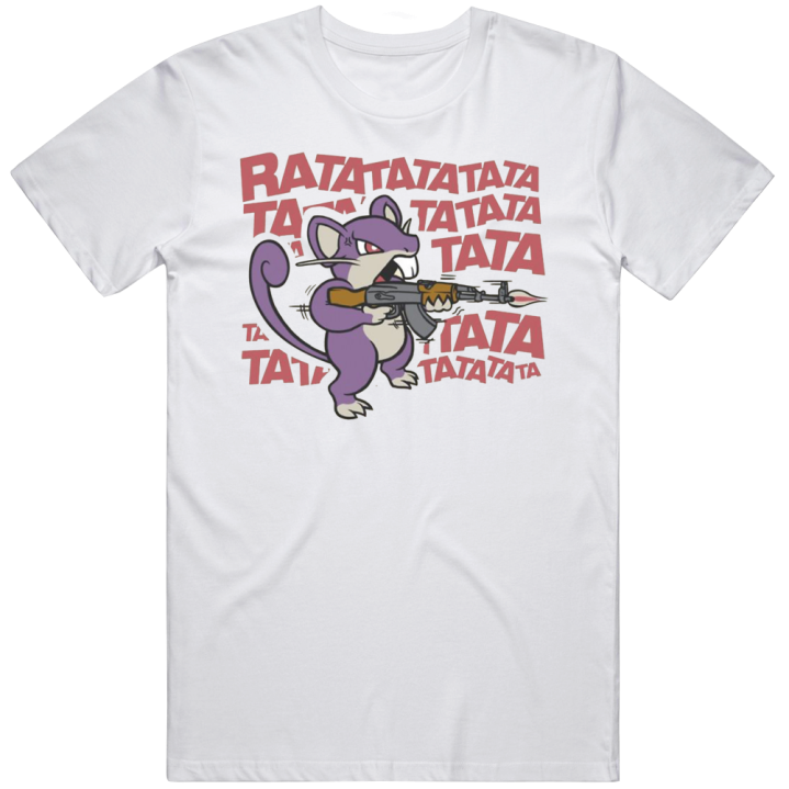 Ratata Ratatat Pokemon Parody T Shirt