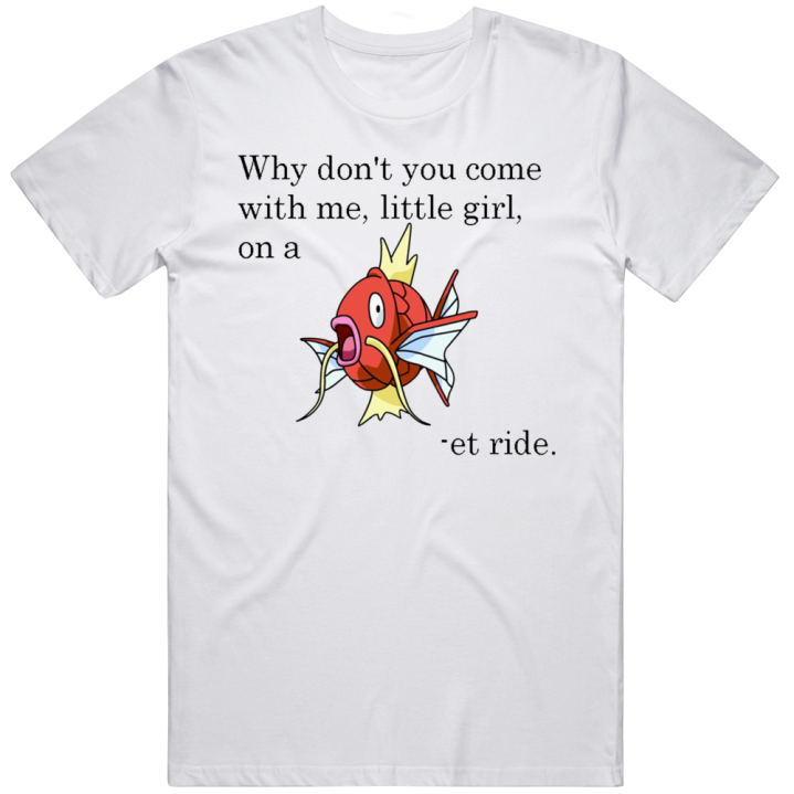 Magic Carpet Margikarp Alladin Pokemon Parody T Shirt