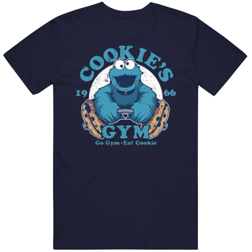 Cookie's Gym Go Gym Eat Cookie Monster T Shirt