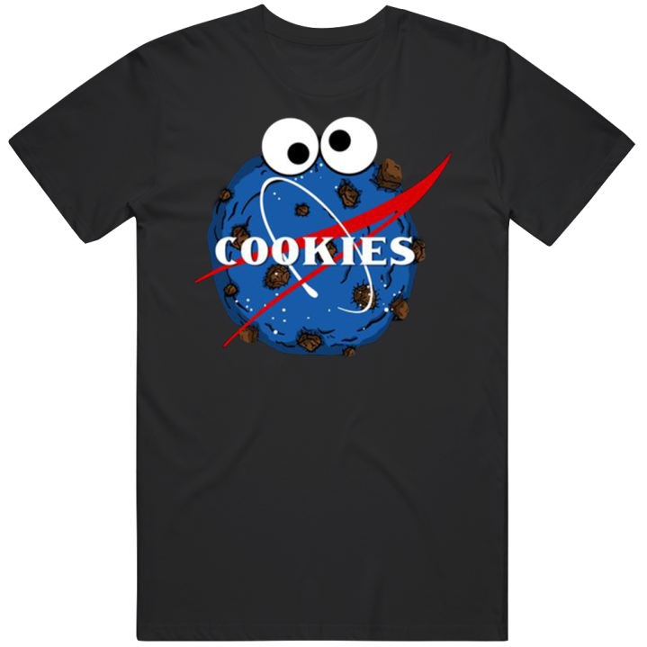 Cookies Cookie Monster Nasa Parody T Shirt