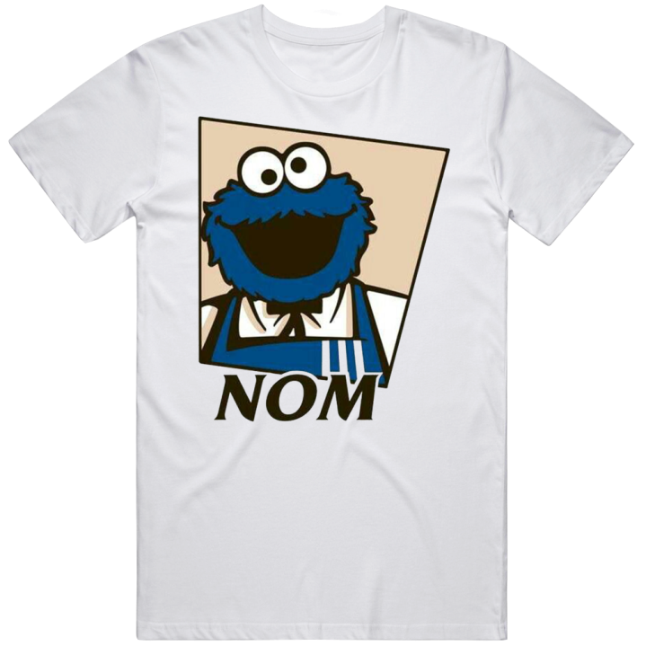 Cookie Monster Nom Kfc Parody T Shirt